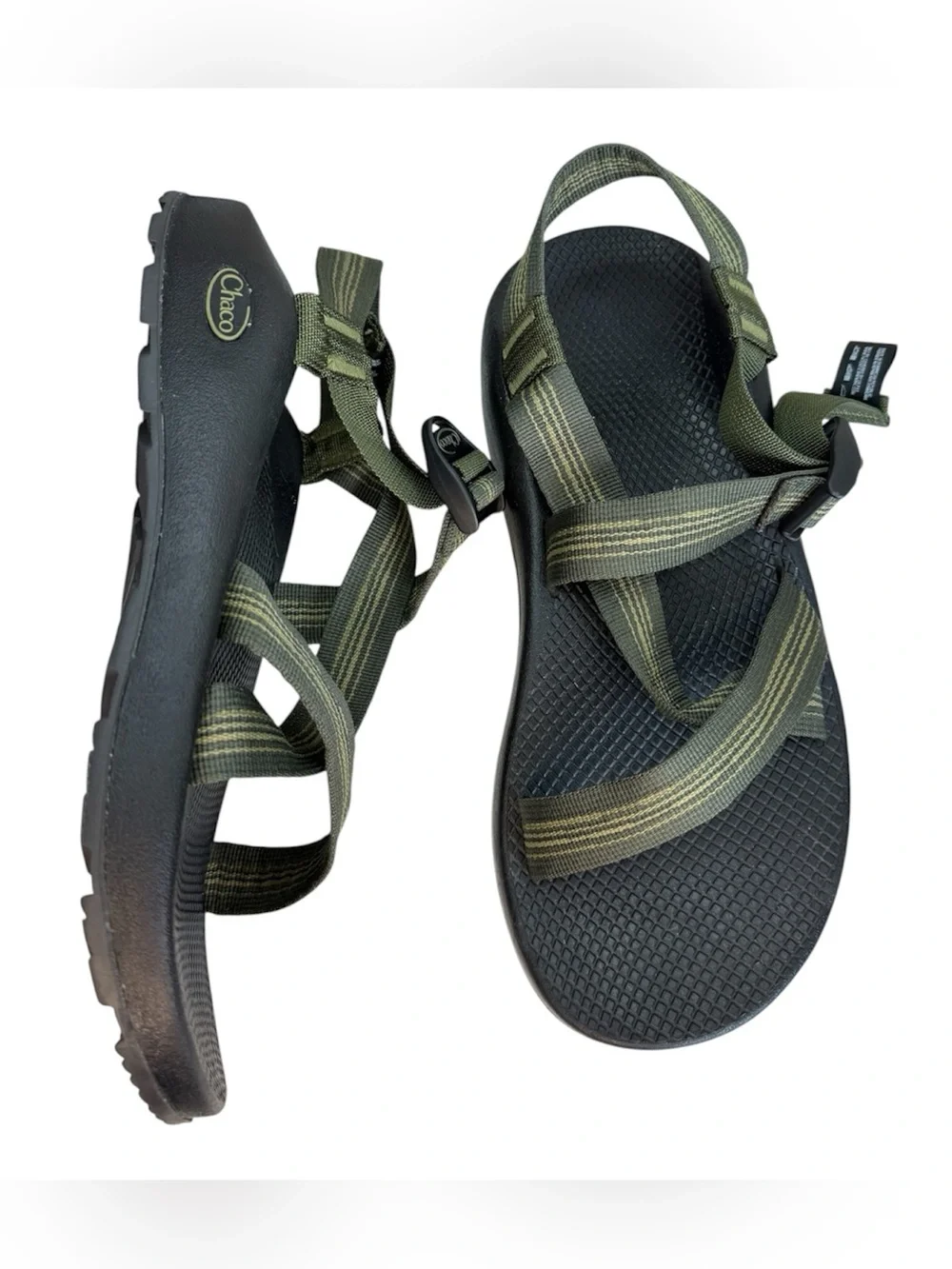 Chaco Z1 Classic Mens Sandals Size 10 Green Vibram USA Made